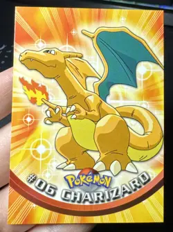 1999 Pokemon Topps TV - Charizard #6 - RARE - NEAR MINT - Image 1