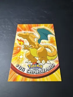 1999 Pokemon Topps TV - Charizard #6 - RARE - NEAR MINT - Image 2