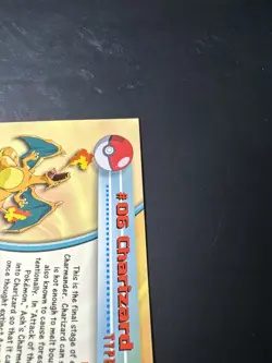 1999 Pokemon Topps TV - Charizard #6 - RARE - NEAR MINT - Image 5