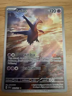 Pokemon Latios Illustration Rare Holo 203/191 Sv08 Surging Sparks 120 HP Basic - Image 1