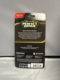 Pokemon TCG Mega Evolution Perfect Order Checklane Blister Pack Makuhita Sealed - Image 2