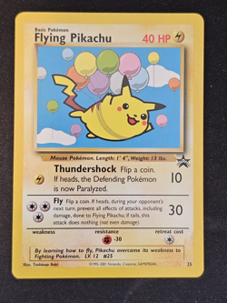 Pokemon TCG Flying Pikachu 25 Black Star Promo Mint / Near Mint - Image 1