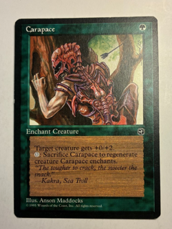 MTG Homelands Carapace 84A LP Common - Image 1