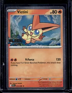 Victini (Black Bolt Stamped) - 012/086 / Black Bolt 2026 NM / Pokemon TCG - Image 1
