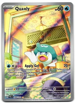 Quaxly 206/193 - 🌊 Paldea Evolved Illustration Rare Pokemon TCG 🖤 - LP - Image 1