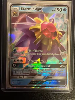 Pokemon TCG STARMIE GX Ultra Rare Holo 14/68 Hidden Fates NM - Image 1