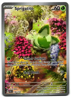 Sprigatito 196/193 - 🌊 Paldea Evolved Illustration Rare Pokemon TCG 🖤 - LP - Image 1