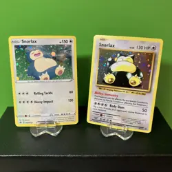 Snorlax Black Star Promo LOT of 4 Pokemon SWSH032 051 SM05 XY179 LPNM or better - Image 2
