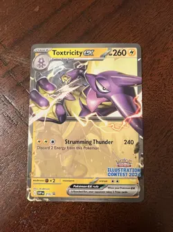 Pokemon Illustration Contest 24 - Toxtricity Ex 215, Pikachu 214, Feraligatr 213 - Image 1