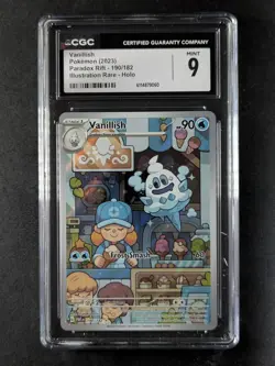 2023 Pokemon VANILLISH #190/182 Paradox Rift Illustration Rare English CGC 9 - Image 1