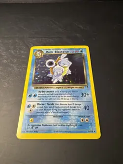 Pokemon 2002 WOTC Legendary Collection Dark Blastoise Holo 4/110 LP- - Image 2