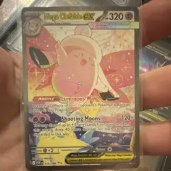 Pokemon Mega Clefable EX Ultra Rare Full Art Holo 119/108 Evolutions EN 2016 - Image 1