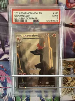 Pokemon TCG Charmeleon Illustration Rare Holo PSA 9 Scarlet & Violet 151 169/165 - Image 1