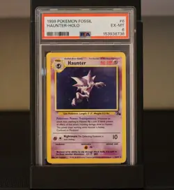 1999 HAUNTER HOLO FOSSIL | #6/62 PSA 6 | 1999 Pokemon Fossil Set - Image 1