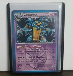 2013 POKEMON COFAGRIGUS (Team Plasma) #56/116 PLASMA FREEZE- RARE - HOLO- NM/M - Image 1