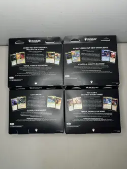 MTG Final Fantasy Commander Decks Set of 4 Deck Magic the Gathering Case - Image 2