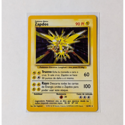 Pokemon Zapdos 16/102 Base Set Holo Rare Spanish Basic 90 HP Ken Sugimori - Image 1