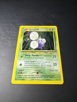 JUMPLUFF 7/111 HOLO RARE NEO GENESIS POKEMON - MP- - Image 2