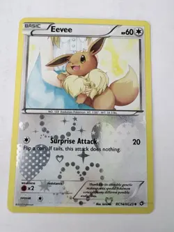 Pokemon TCG Eevee RC14/RC25 Legendary Treasures Radiant Collection 60HP Holo - Image 1