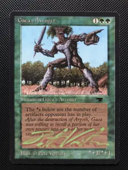 ANTIQUITIES Artist Proof : GAEA'S AVENGER Signed AP Vintage Magic MTG - Image 2