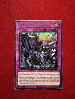 Yugioh Dominus Spark BLZD-EN077 Secret Rare 1st Edition NM - Image 1