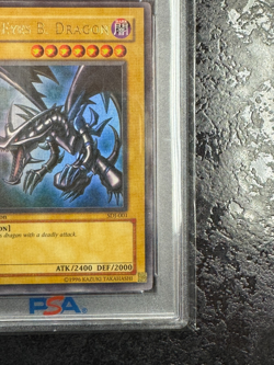 2003 YUGIOH! SDJ RED-EYES B. DRAGON 1ST EDITION #001 - PSA 8 - Image 5