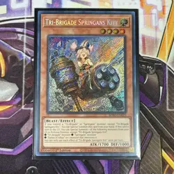 Yugioh! Tri-Brigade Springans Kitt BPRO-EN025 Burst Protocol 1st Edition NM - Image 1