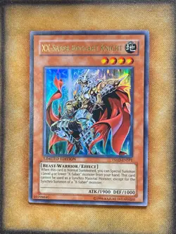 Yugioh XX-Saber Boggart Knight TSHD-ENSP1 Ultra Rare NO EYE MISPRINT LP - Image 1