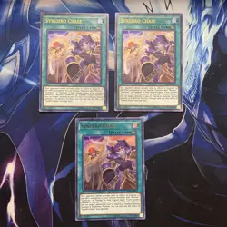 Yugioh! Synchro Chase LED6-EN026 x3 Playset Ultra Rare Unlimited VLP/NM - Image 1
