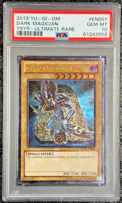 2013 YUGIOH! DARK MAGICIAN YSYR-ULTIMATE RARE #EN001 💎 PSA 10 - Image 1