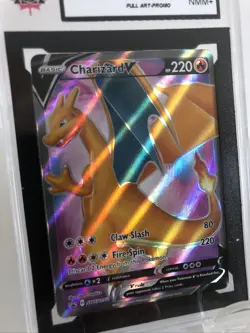 KSA 8.5 Charizard V Promo SWSH050 Pokemon Near Mint / M+ PSA BGS Full Art Promo - Image 2