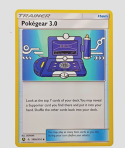 Pokegear 3.0-182b/214 Alternate Art Promo Pokemon TCG 2020 Trainer Toolkit NM - Image 3