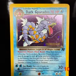 Dark Gyarados (Prerelease) #08/82 Wotc Promo Holo Pokemon Card - Image 4