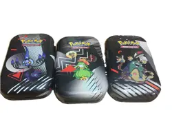 Lot of 3 mini tins TCG Black Bolt White Flare Factory Sealed New - Image 1