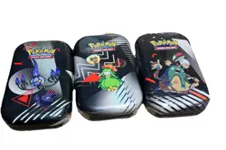 Lot of 3 mini tins TCG Black Bolt White Flare Factory Sealed New - Image 3