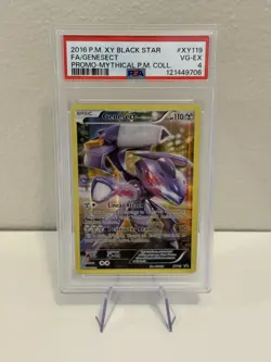 POKEMON 2016 Promo Mythical Collection Full Art GENESECT #XY119 PSA 4 - Image 1