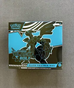 Pokemon TCG Scarlet & Violet Black Bolt Elite Trainer Box Thundurus - Image 1