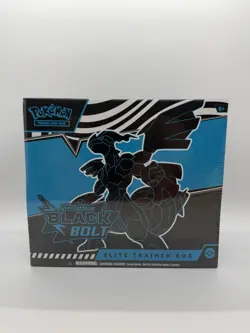 Pokemon TCG Scarlet & Violet Black Bolt Factory Sealed Elite Trainer Box - Image 1