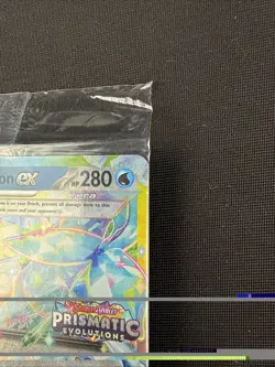 Vaporeon 2025 Pokemon PRE EN Prismatic Evolutions #023 ex Sealed Packs - Image 3