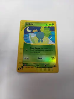 REVERSE HOLO Oddish 097/147 Aquapolis Common 50 HP English 2002 Pokemon TCG - Image 3