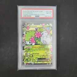 2016 Pokemon XY Black Star Promo Shaymin EX #XY148 PSA 8 - Image 1