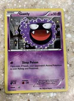 Pokemon TCG Gastly XY132 Black Star Promo Holo Rare 2016 Psychic Basic 50HP NM - Image 1