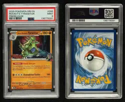 Team Rocket's Tyranitar (Prerelease Promo) Pokemon Destined Rivals (DRI) PSA 9 - Image 3