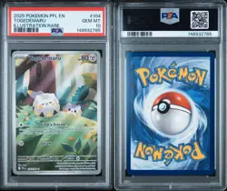 2025 POKEMON PFL EN-PHANTASMAL FLAMES ILLUSTRATION RARE #104 TOGEDEMARU PSA 10 - Image 3