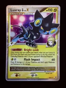 2009 Luxray GL Lv.X - Rising Rivals - Holo Rare Pokemon TCG LP/NM - Image 2