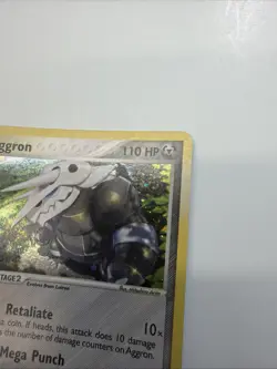 2003 Pokemon EX Ruby & Sapphire Aggron Holo Rare #1/109 - Image 4