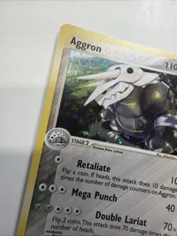 2003 Pokemon EX Ruby & Sapphire Aggron Holo Rare #1/109 - Image 5