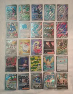 Pokemon TCG Scarlet Violet Lot Of 25 Secret Rares,SIR, AIR, Full Art, Chase,M/NM - Image 1