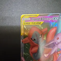 The Pokemon Company Pokemon TCG Espeon & Deoxys GX TAG TEAM Holo 72/236 - Image 3