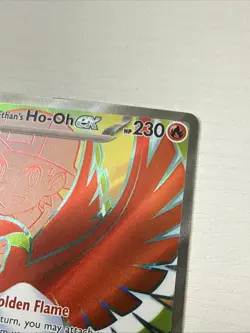 Pokemon Ethan's Ho-Oh EX Ultra Rare 209/182 Sv10 Destined Rivals Holo - Image 4